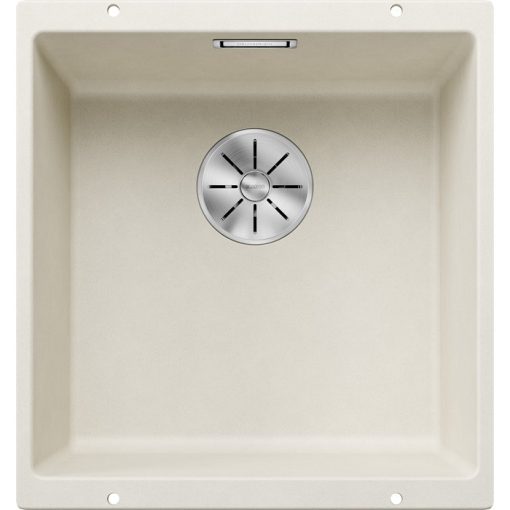BLANCO SUBLINE 400-U TÖRTFEHÉR MOSOGATÓ 400X400